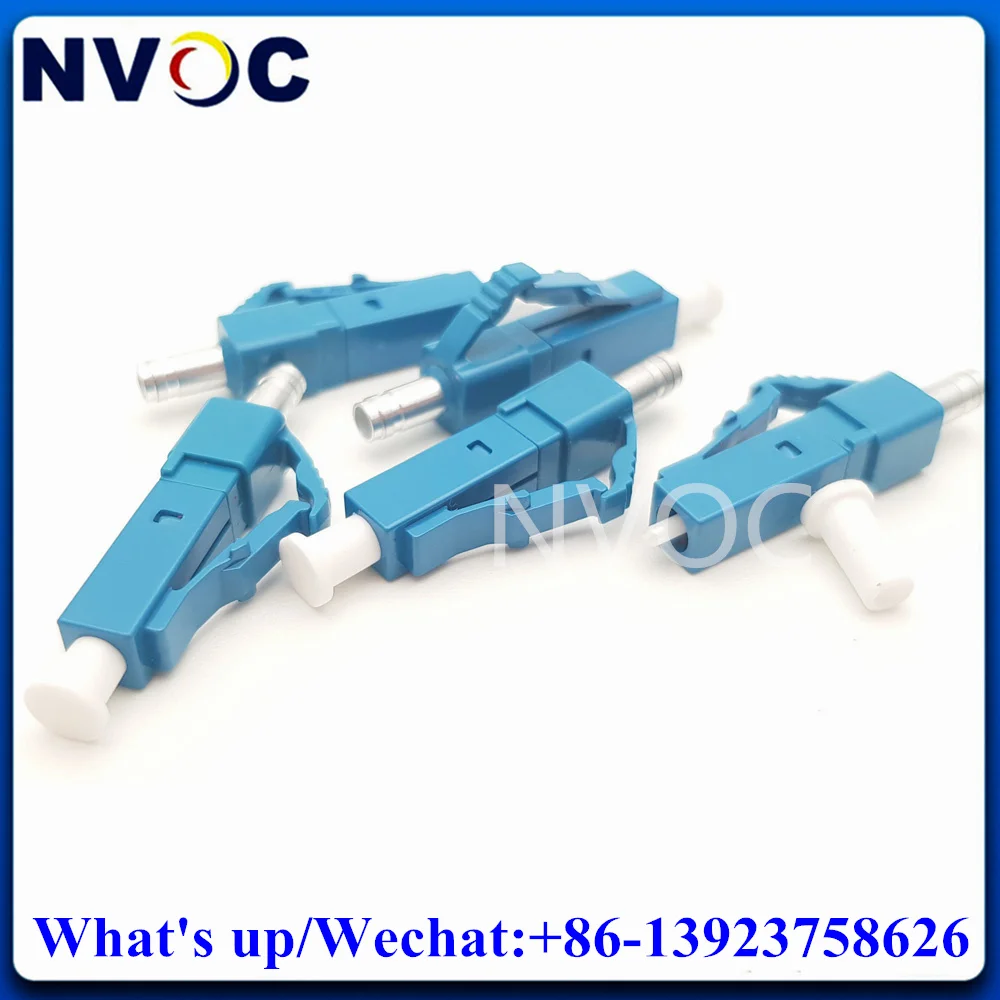 40Pcs LC SX SM 2.0 Connectors,LCUPC Single Mode SM Simplex 0.9/2.0/3.0mm Fiber Optical Connector with Ceramic Ferrule Patch Cord