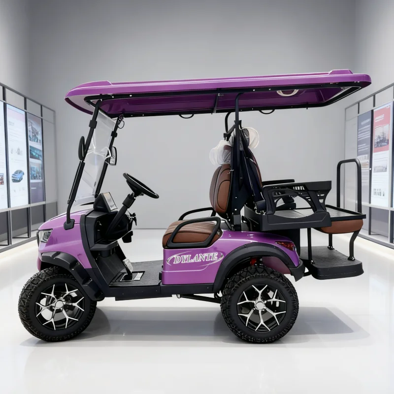 China Factory Street Legal Electric Lithium Battery Golf Cart 4 6 Seater 5000W Sightseeing Scooter 4 Wheel Electric Golf Cart