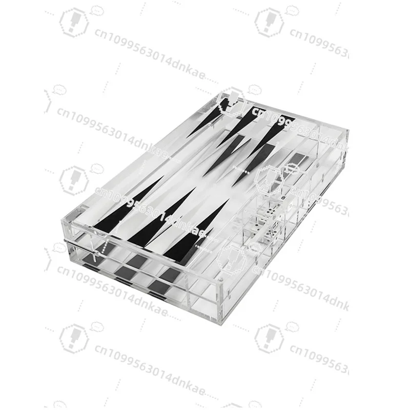 Backgammon Magnetic Folding Chessboard Land War Chess Board Game Storage Chess Box Educational Toys