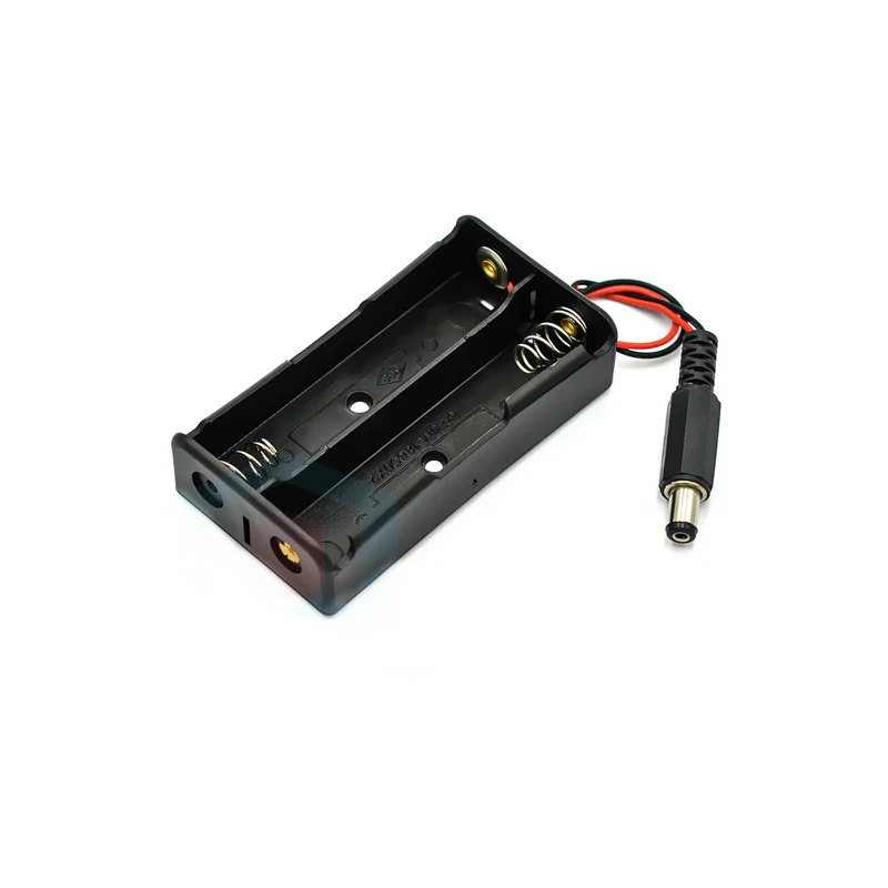 2~200Pcs 18650 Battery Box DC Head Lithium Battery 2 18650 Corded Battery Boxes 2 7.4V Series Charging