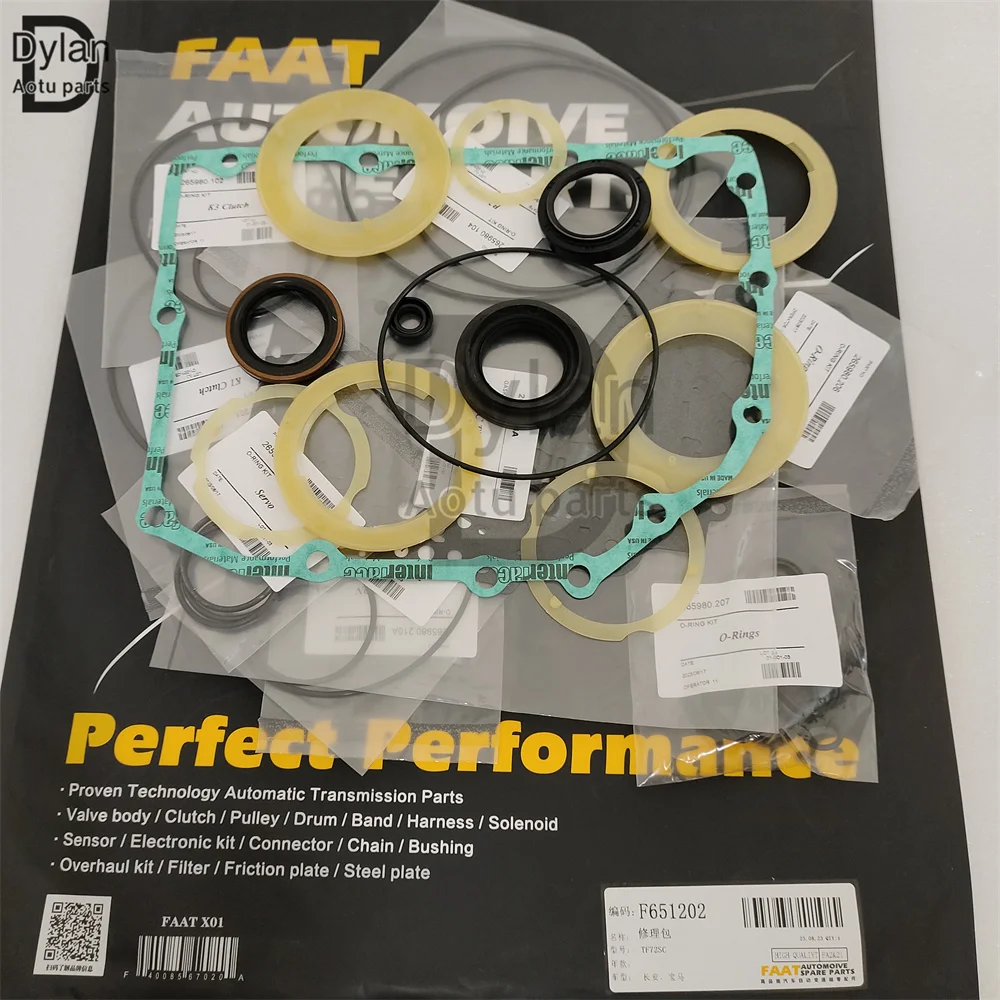 TF71SC TF72SC AWF6F25 6-Speed Automatic Transmission Rebuild Seal Gasket Overhaul Kit For Peugeot BMW MINI