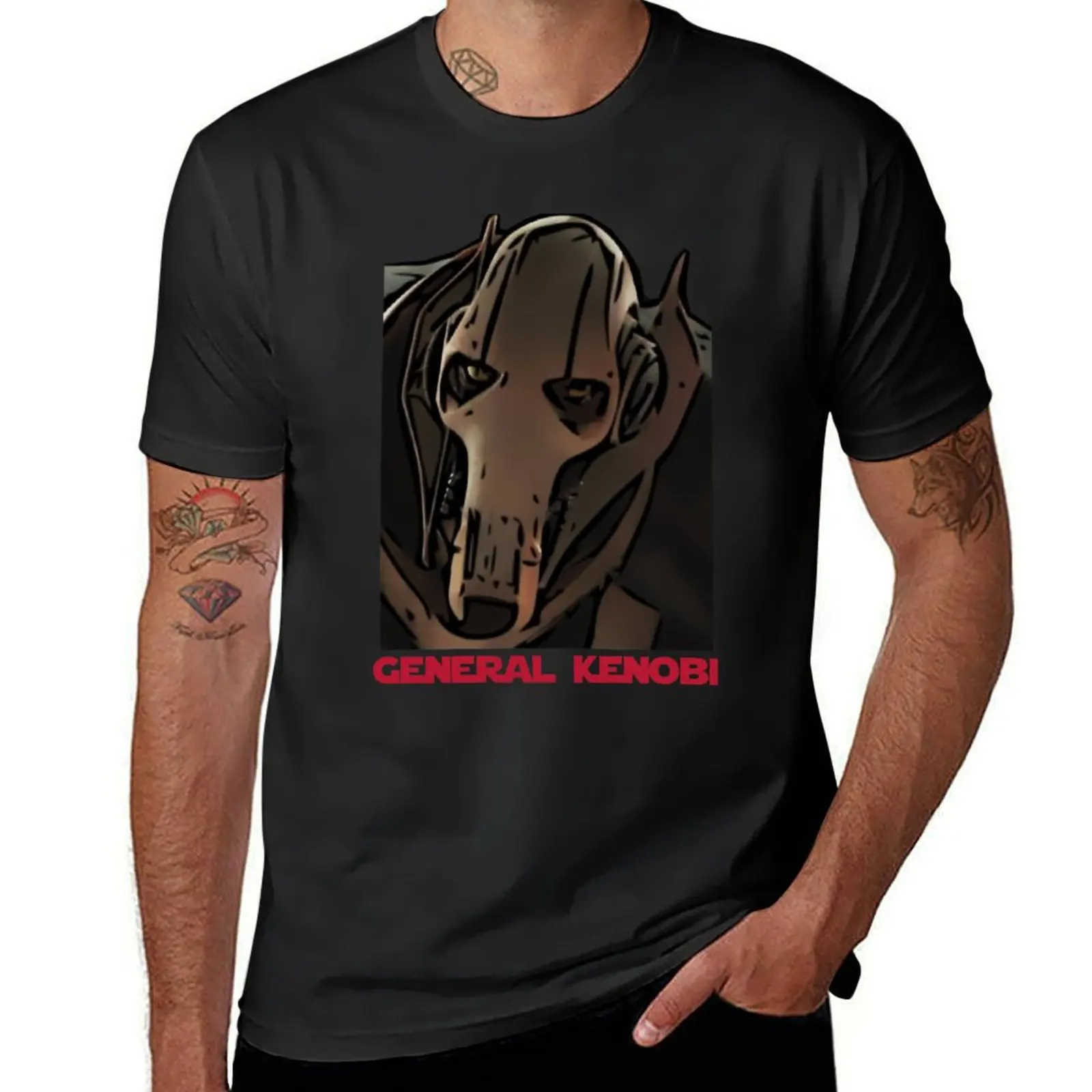 General Kenobi - Grievous T-Shirt tees vintage Blouse mens clothing