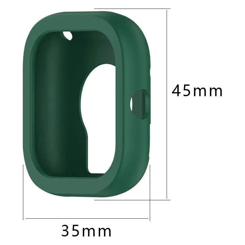 Soft and Light Silicone Watch Protector Case For Redmi Watch 5,Protective Shell Bumper Frame Cover For Redmi Watch 4 Accessories