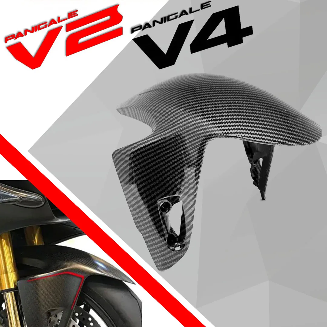 For Ducati Panigale Streetfighter V2 V4 V4S V4R 2018-2023 Motorcycle Carbon Fiber Front Fender Splash Mudguard