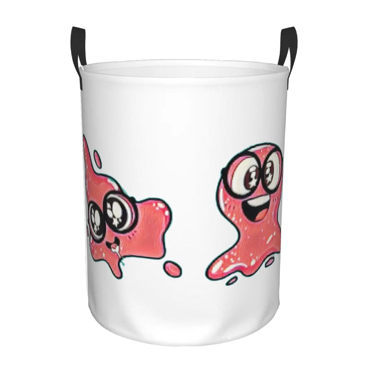 

Складные корзины для белья Super Slick Slime Sam, корзина для хранения грязной одежды, игрушек, большая водонепроницаемая корзина для дома и детей