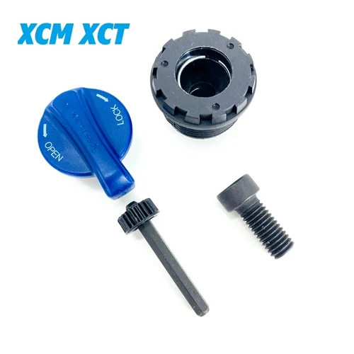 Original SR SUNTOUR XCM 30 XCT 28 cubierta de palanca de bloqueo de velocidad de horquilla delantera tapa final conjunto de perno cartucho de amortiguación de hombro tapa superior