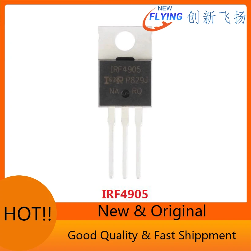 10 Uds. IRF4905PBF IRF4905 Transistor de efecto de campo 74A 55V/200W TO-220 IRF4905P