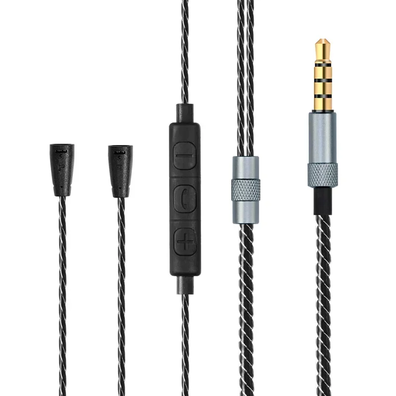 

Сменный однокристальный медный кабель для наушников Sennheiser IE80S IE80 IE8 IE8i 3,5 мм на 2 контакта