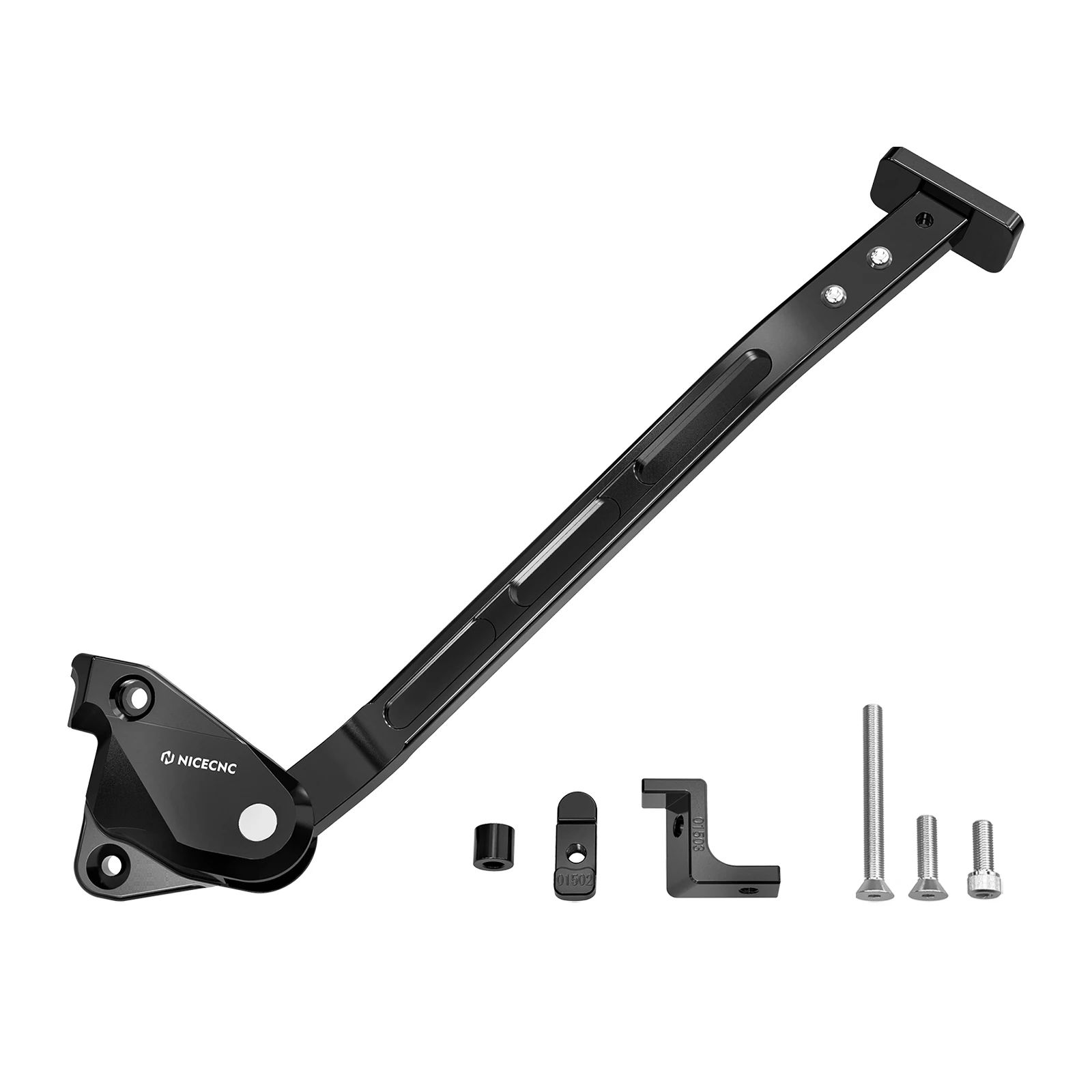 NICENC Für KTM SX-F 450 2016-2025 25MM Verstellbarer Seitenständer für KTM SX 250 SX-F 350 GasGas MC350F Husqvarna FC350 – Detail 12