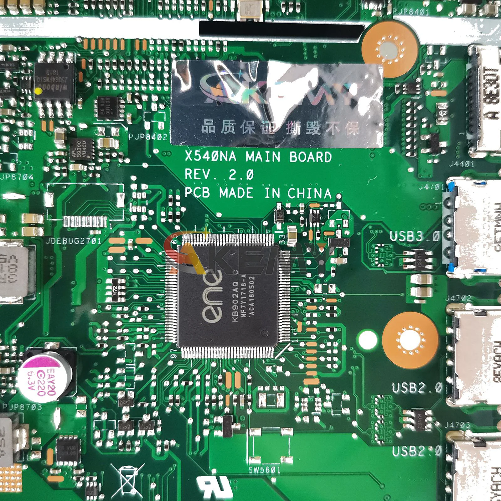 Placa base para ordenador portátil X540NA para ASUS VivoBook R540N X540N D540N X540NA F540N X540NV A540N placa base para portátil con CPU Celeron stk