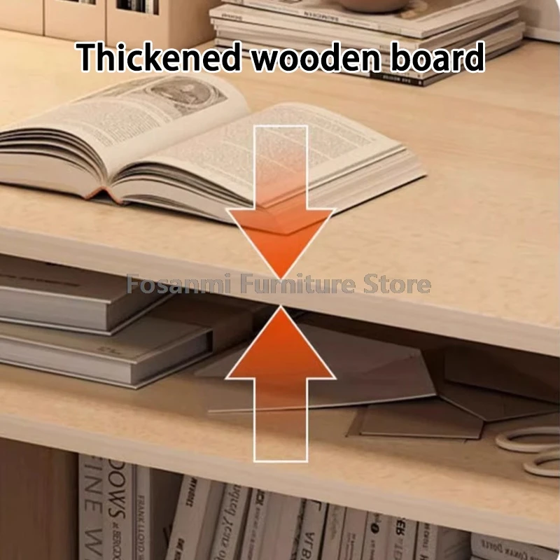 Универсальный компьютерный стол с ящиками для хранения и полкой, современный офисный стол, домашний игровой письменный стол для спальни, ПК, геймерские столы
