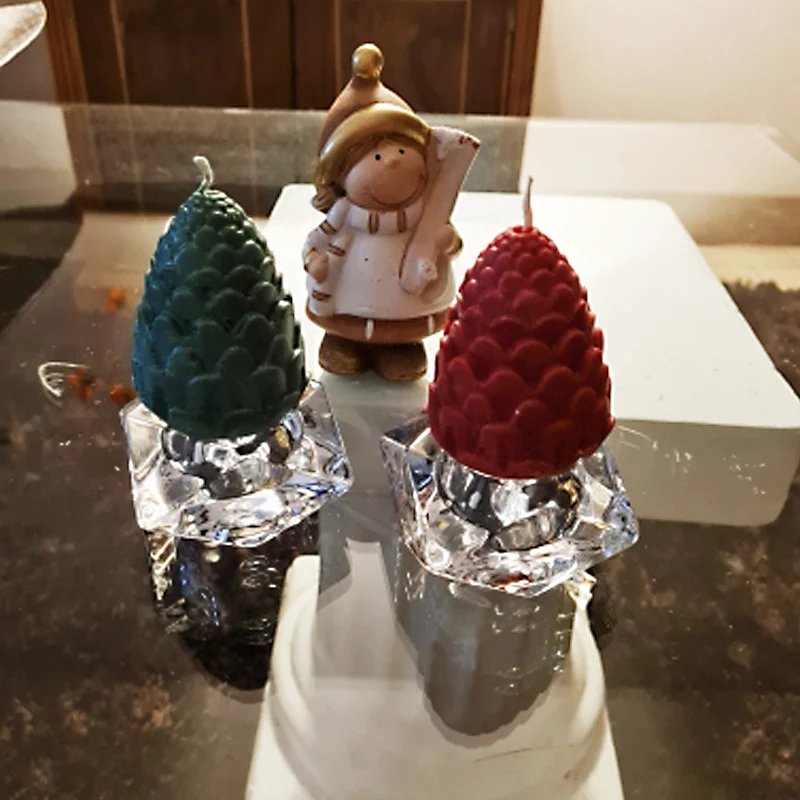 Moule Silicone 3D Pomme De Pin Noël – Bougie, Savon, Résine, Chocolat – Idéal Pour Décorations Festives & DIY