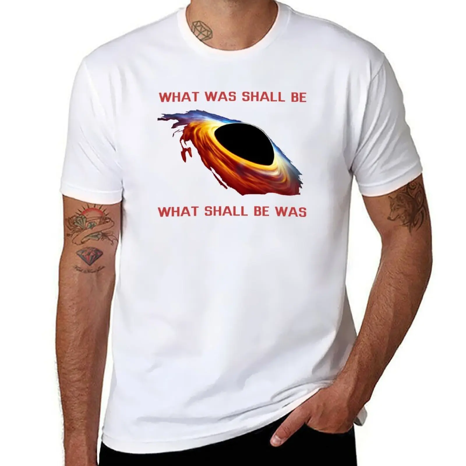 

WHAT WAS SHALL BE WHAT SHALL BE WAS - The Worm Stellaris T-Shirt t shirt man plain T-Shirt