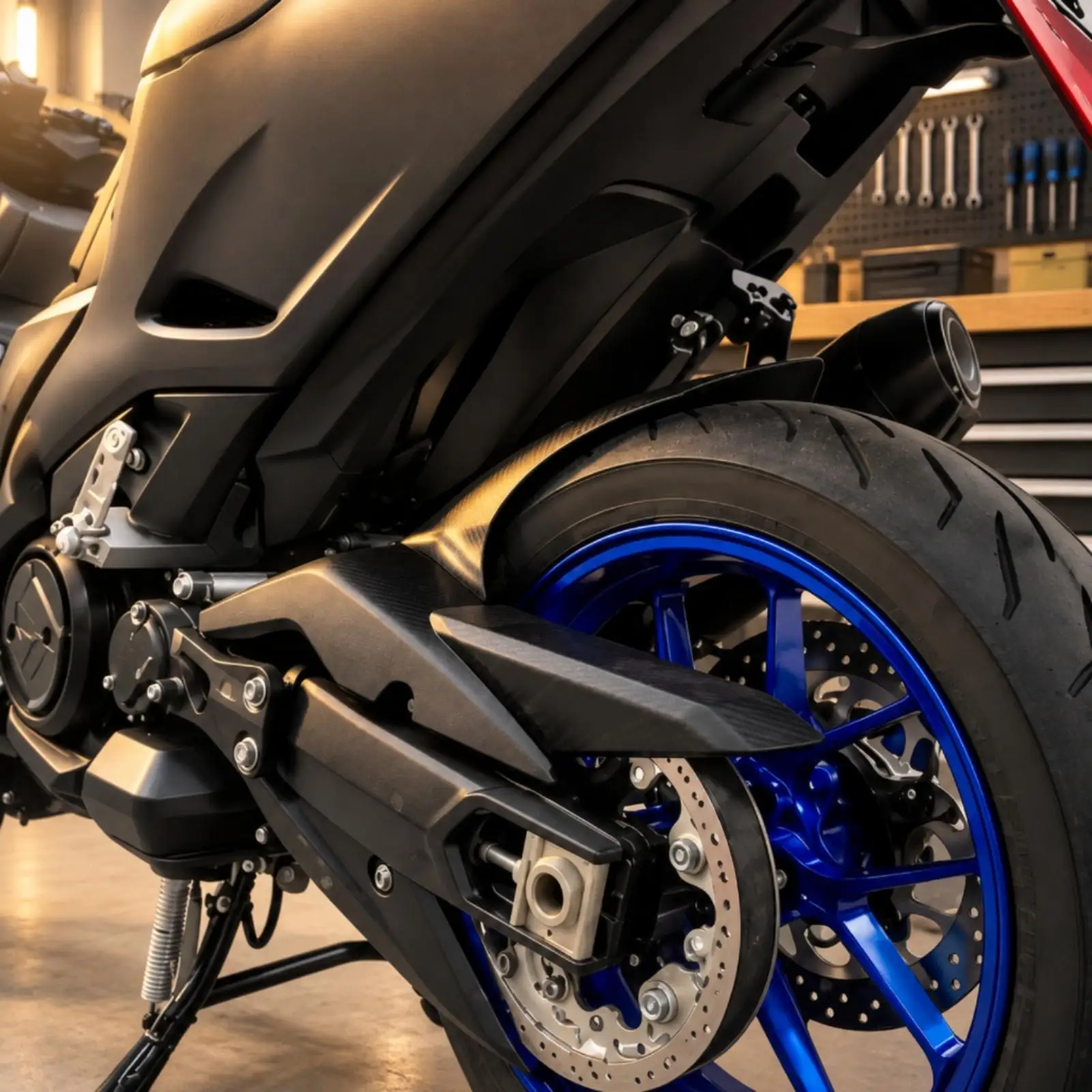Lightweight Rear Tire Guard for TMAX560 2020-2024 TMAX530 2017-2024 Scooter Protection Cover