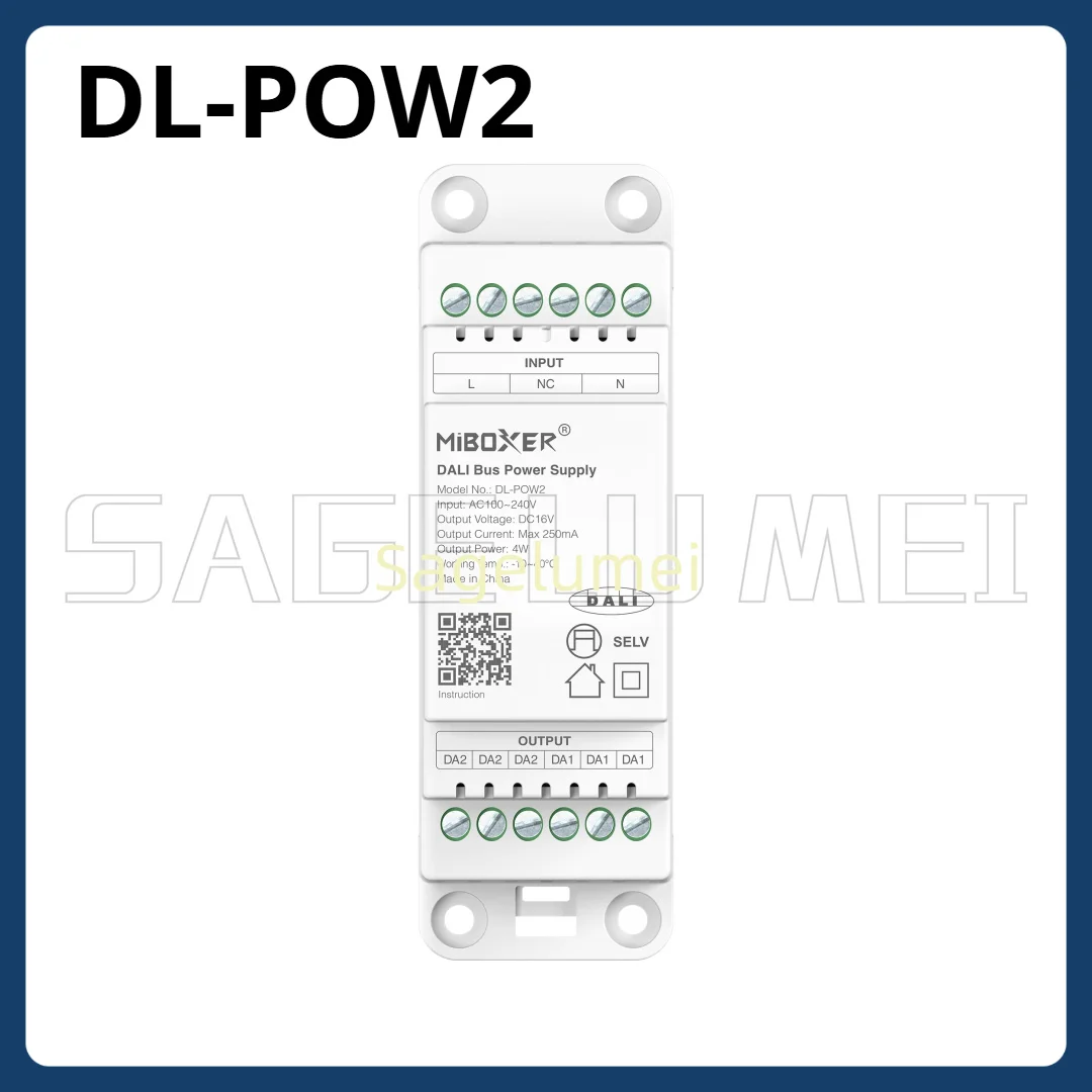DC16V Milight 4W DL-POW2 DALI Bus Power Supply (DIN Rail) AC100-240V for DIM/CCT LED Strip Downlight Controller Dimmer Miboxer