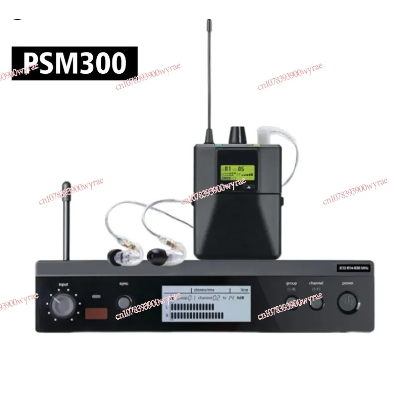 PSM300 Professional in Ear Stage Monitor System Wireless Monitor Headphones Portable Audio Player for Stage Performance