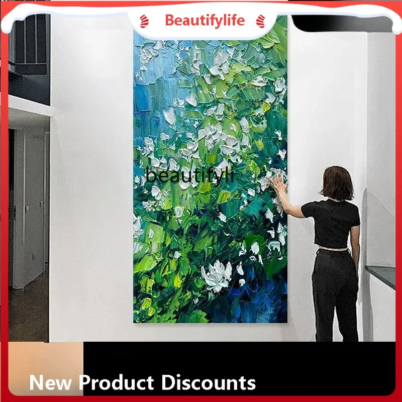 

A506 Ручная роспись абстрактная текстура картина маслом фон настенная живопись входного коридора