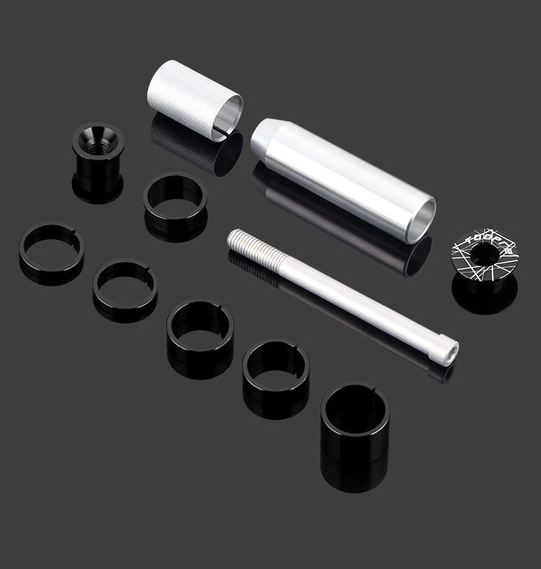 TOOPRE Höhe Spacer Riser Fahrrad Gabel Vorbau Extender Innen Fiameter 24,6-25,4mm 55mm Außendurchmesser 28,6mm für Mountain Road Bike – Detail 7