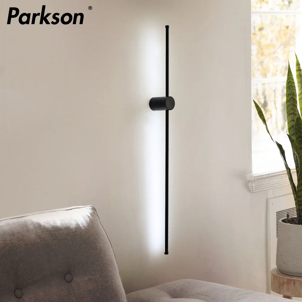 Modern Led Wall Lamp Long Wall Light 350°Rotation For Home Living Room Bedroom Sofa Background Indoor Lighting Decoration Lamp
