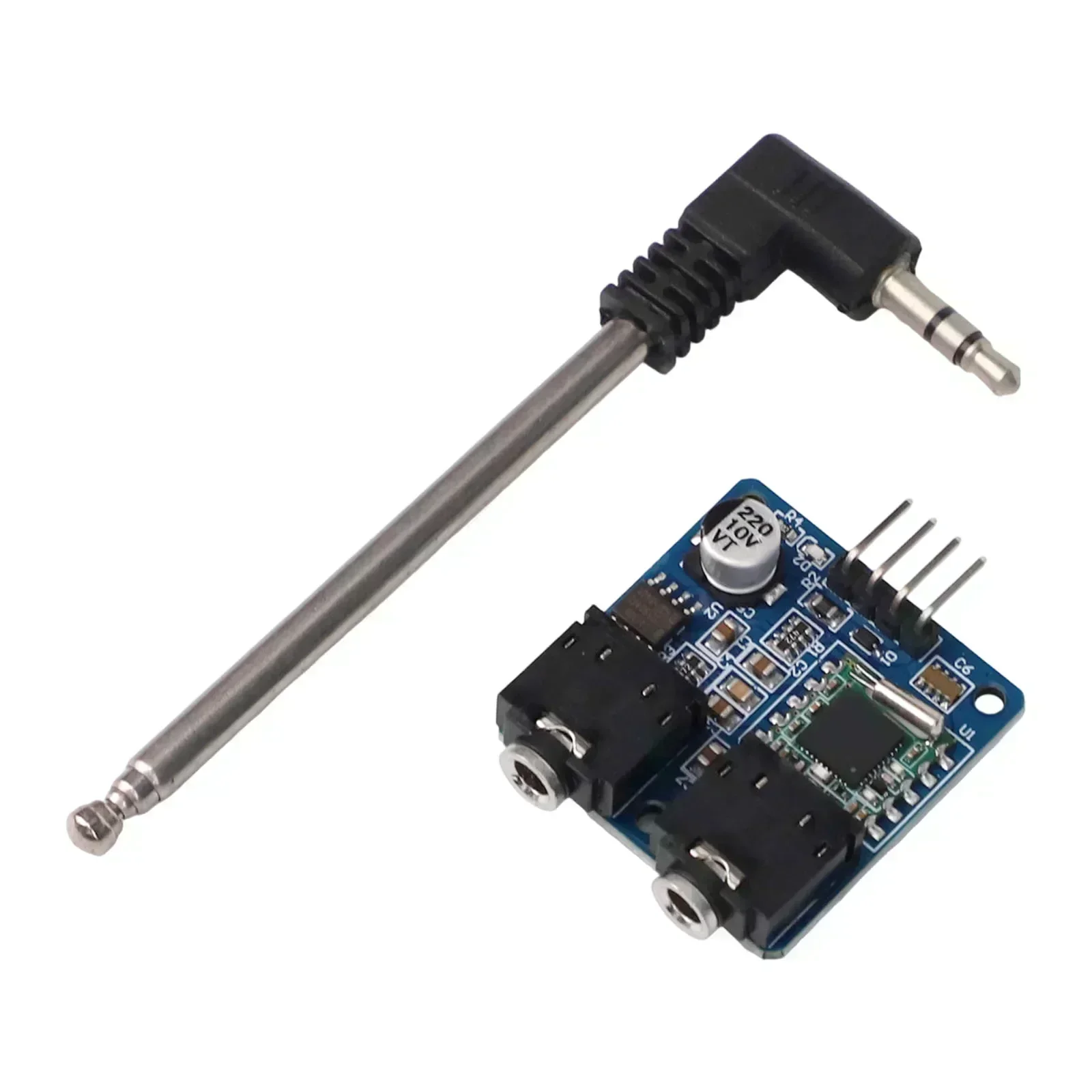 3.5mm Audio Connection Module Gain Control FM Stereo Receiver Automatic Gain Control Circuit Low-Cost Fixed Chip