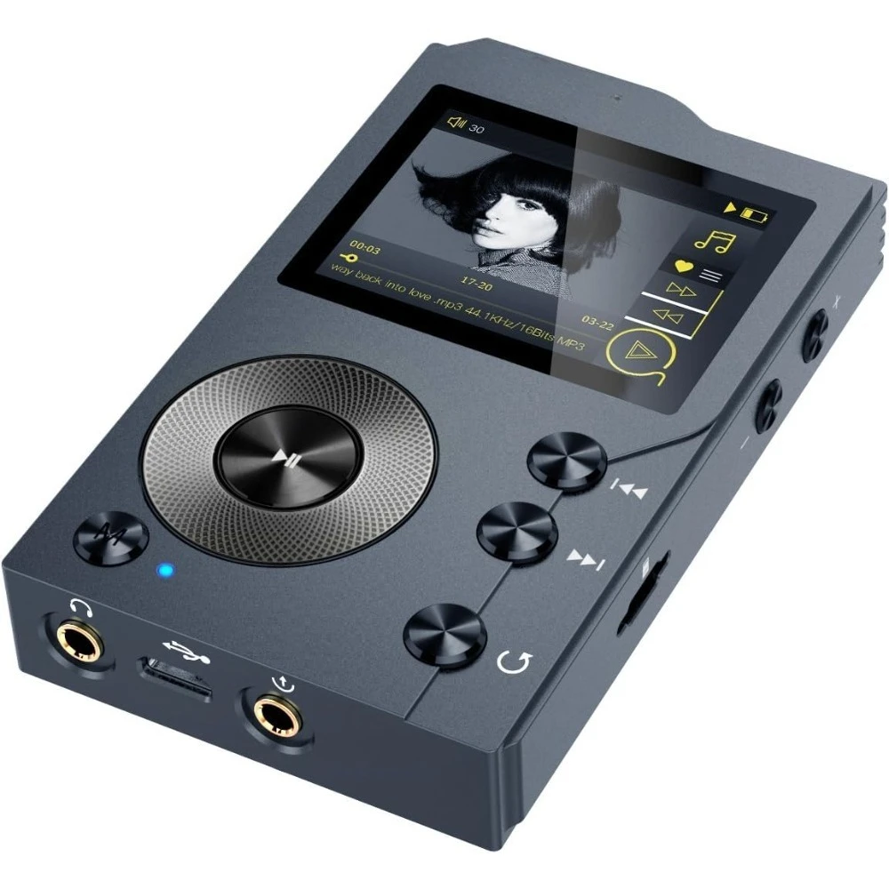 مشغل MP3 عالي الدقة يعمل بالبلوتوث 5.2 مشغل موسيقى DSD HiFi بدون فقدان مشغل صوت رقمي محمول مع دعم بطاقة 64 جيجابايت #1