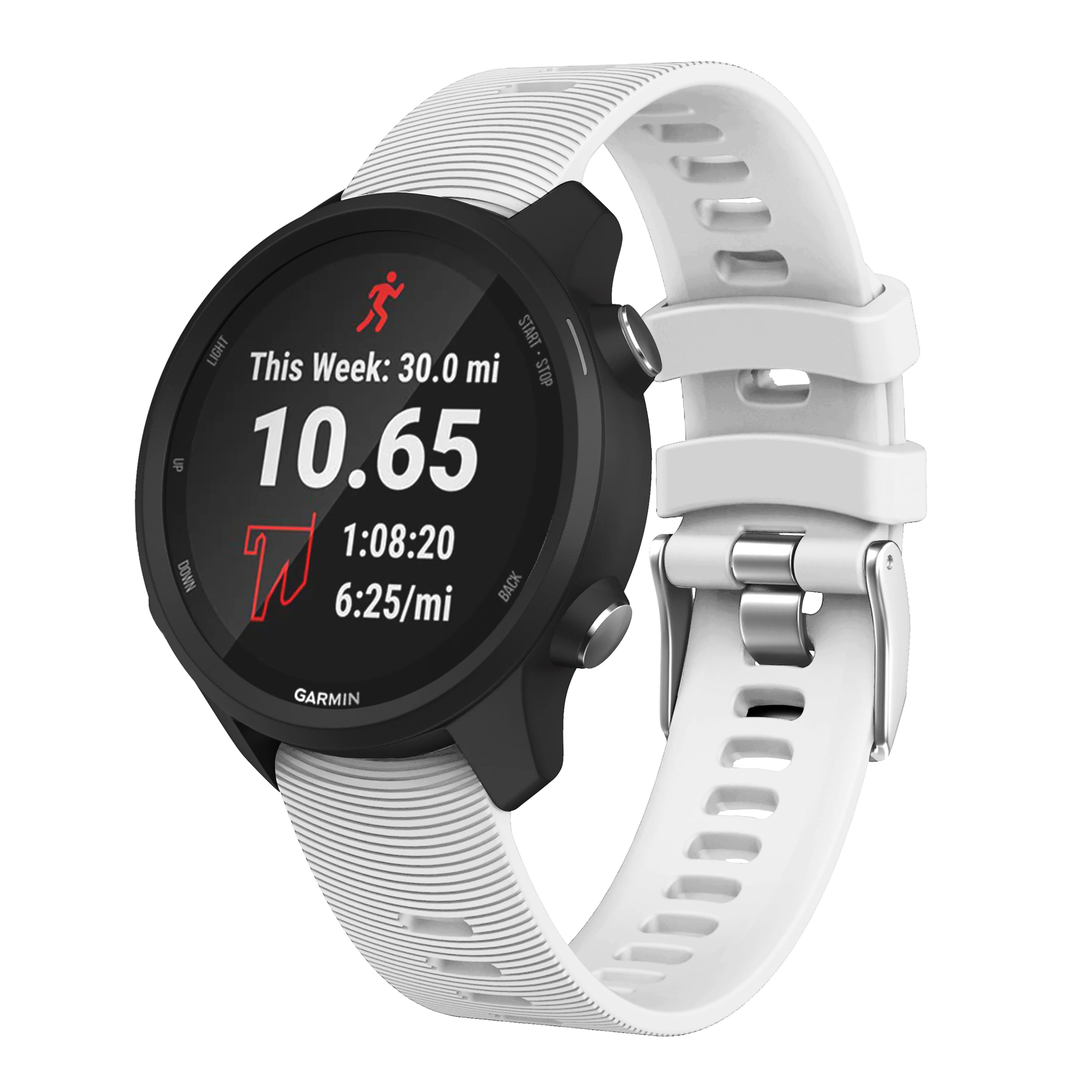 Pulsera Compatible con Garmin Forerunner 245 Original hombres mujeres correa de reloj de liberación rápida para Garmin Forerunner 165 20mm Band