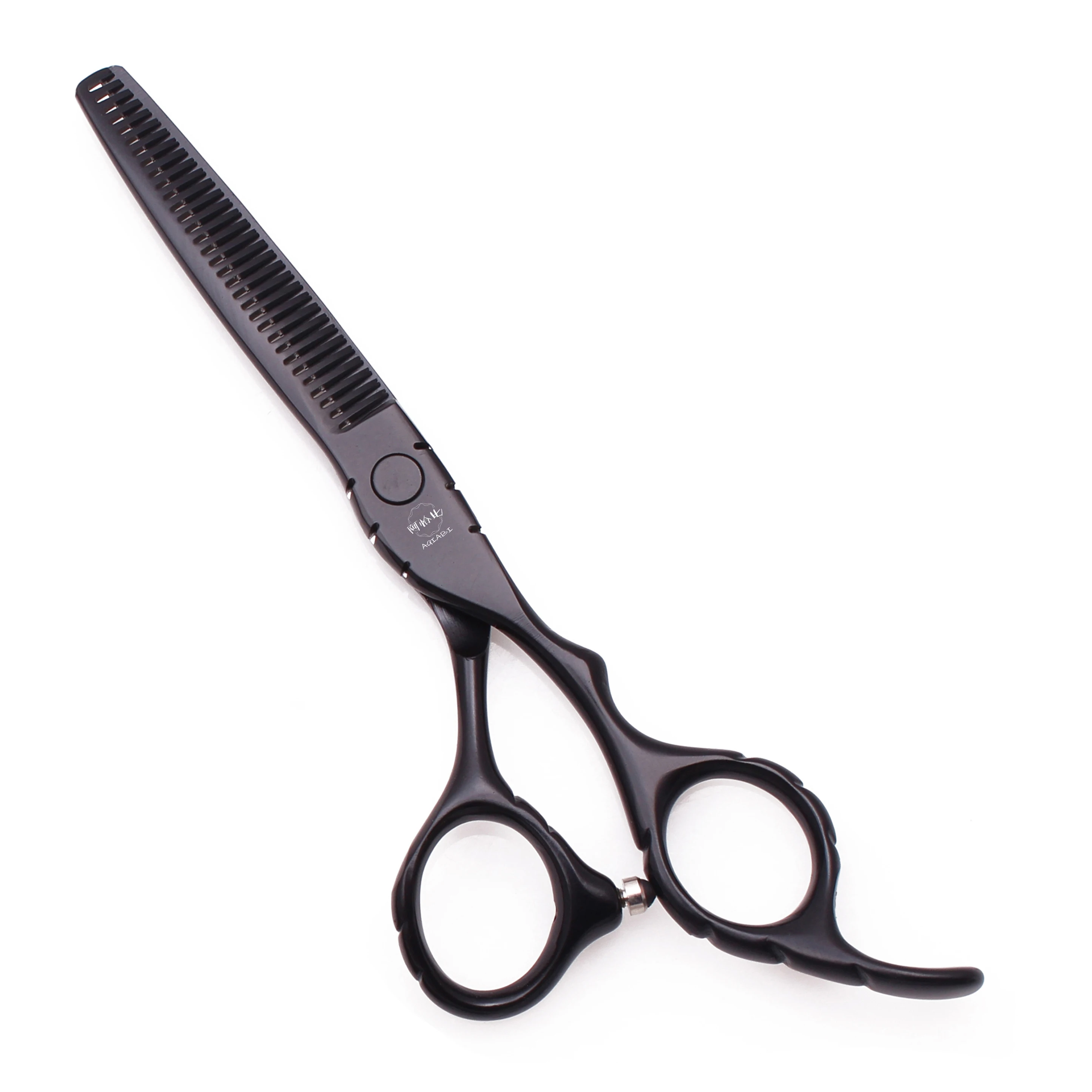 Professionelle Friseurschere 5,5" 6" AQIABI Japan Edelstahl Effilierschere Friseursalon Haarschneideschere Rot A1010 – Detail 18