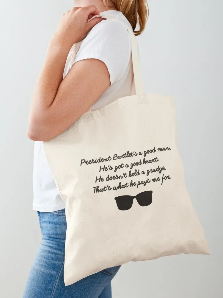 

West Wing Josh Lyman Quote Tote Bag Big bag women tote bag university Women's bags Women's tote