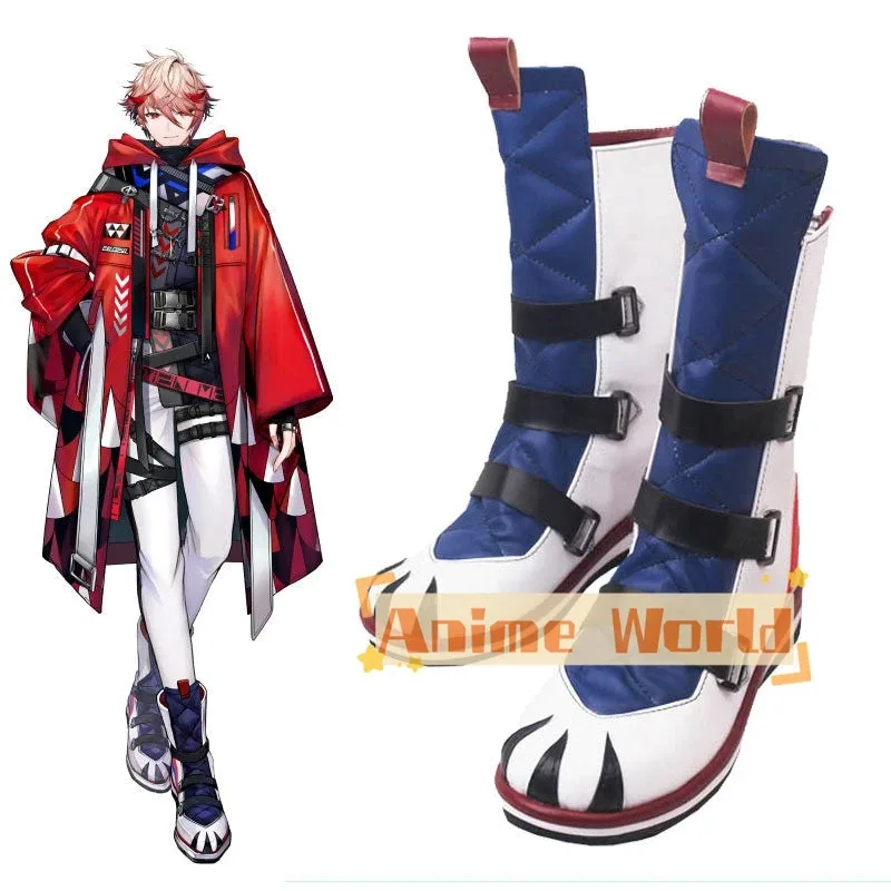 가상 YouTuber VOLTACTION Seraph Dazzlegarden 코스프레 신발 할로윈 카니발 부츠 맞춤 제작