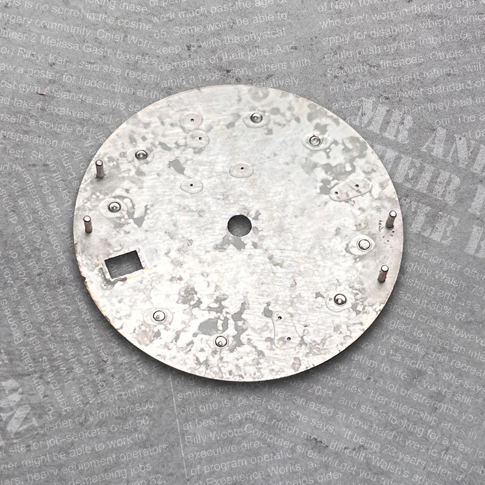 28.5 مللي متر المينا S شعار أمة الله الهاتفي مناسبة لحركة NH35/NH36 الأخضر مضيئة ساعة عالية الجودة تعديل الملحقات