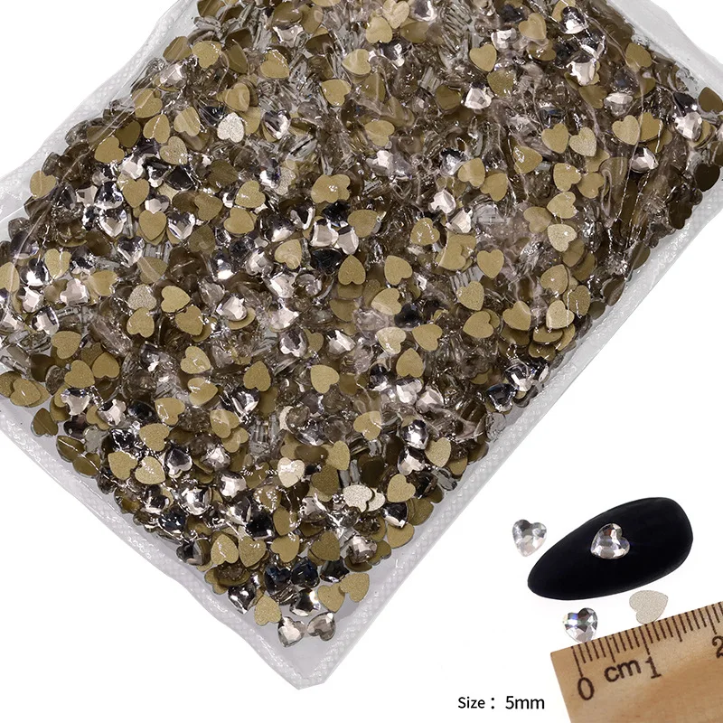VDD P541-P580 Großhandel 1440 Stück Glas-Kristall-Strass mit flacher Rückseite, Glitzerstein in verschiedenen Formen für DIY-Bastelarbeiten, Nagelkunst und Dekoration – Detail 25