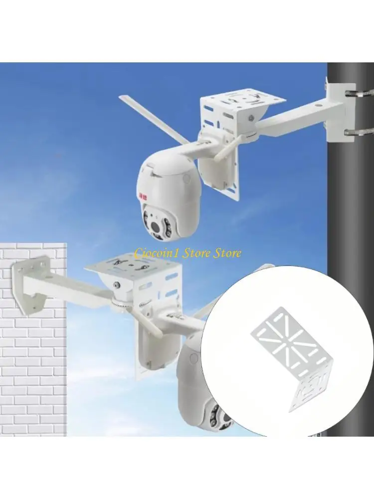 A3PC High Compatibility Outdoor Camera Mounting Bracket Suitable for Security Cameras and Solar Panel Enhances Viewing
