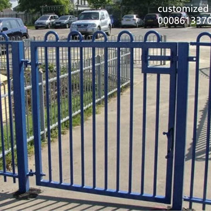 1m width Hot Factory Directly Sale Powder Coated Top Loop Aluminum Gate Powder Coating Fencing Gates