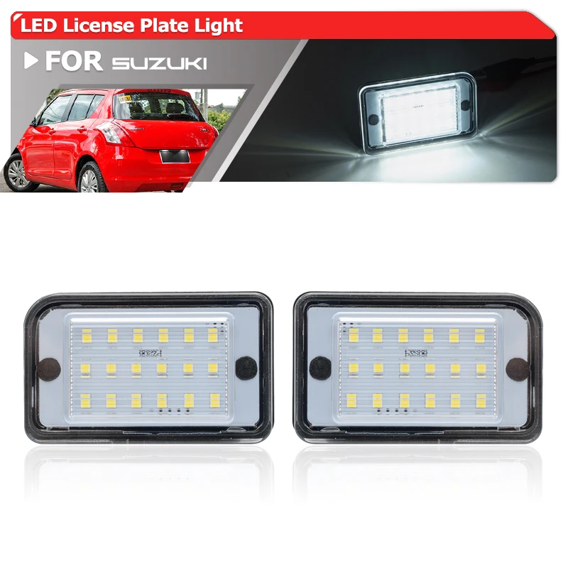 Para Suzuki Swift Sport 2010-2017 para Ciaz Alivio Keietsu 2014-2016 luces Led blancas sin errores para matrícula lámparas de etiqueta de estacionamiento