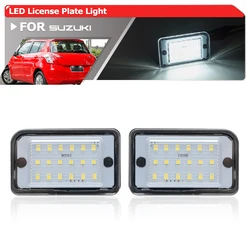 For Suzuki Swift Sport 2010-2017 For Ciaz Alivio Keietsu 2014-2016 Error Free White Led License Plate Lights Parking Tag Lamps