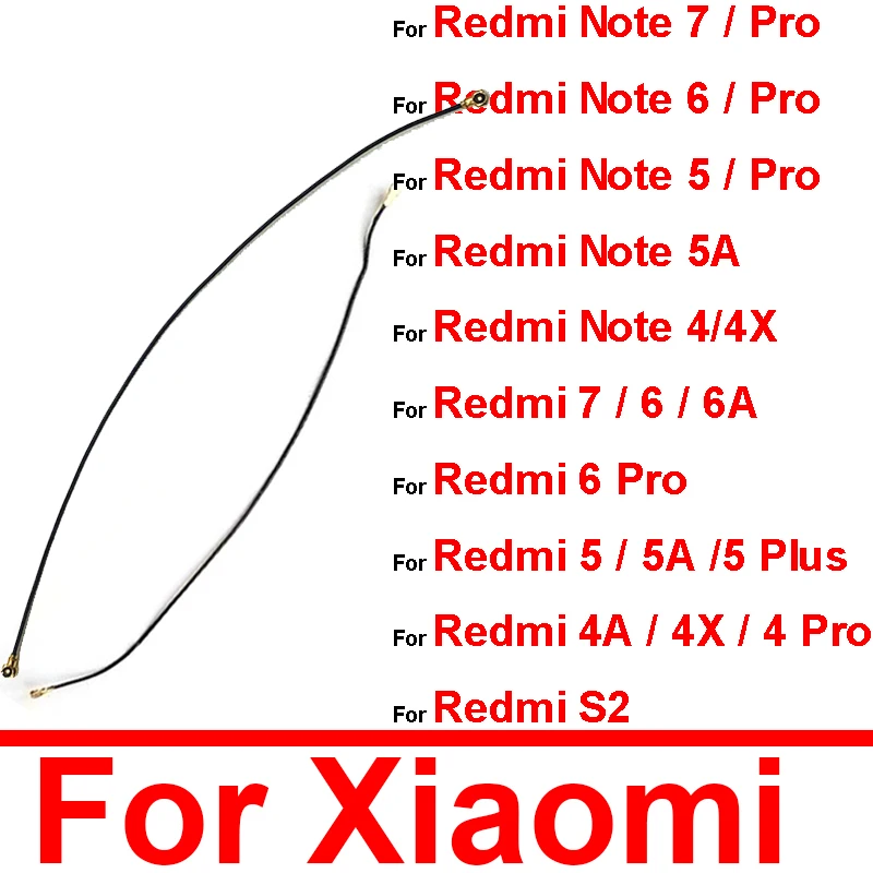 Signal Antenna Flex Cable For Xiaomi Redmi Note 4 5 6 7 S2 4X 4A 5A Pro Plus Prime Global Signal Wifi Connector Flex Replacement