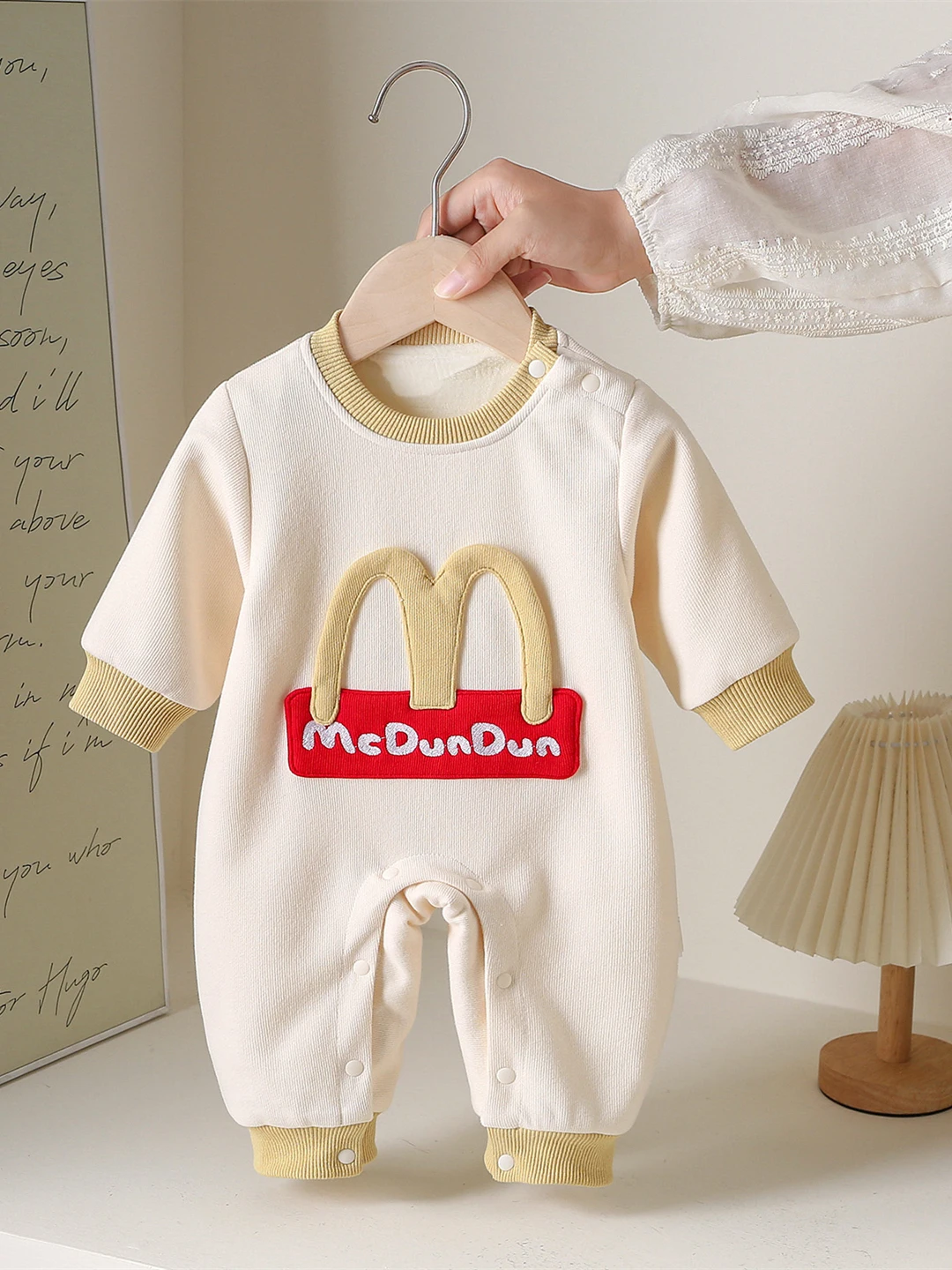 

Очаровательный детский комбинезон-флис, осенняя одежда, тонкая вельветовая плюшевая верхняя одежда, модный повседневный костюм с длинными рукавами