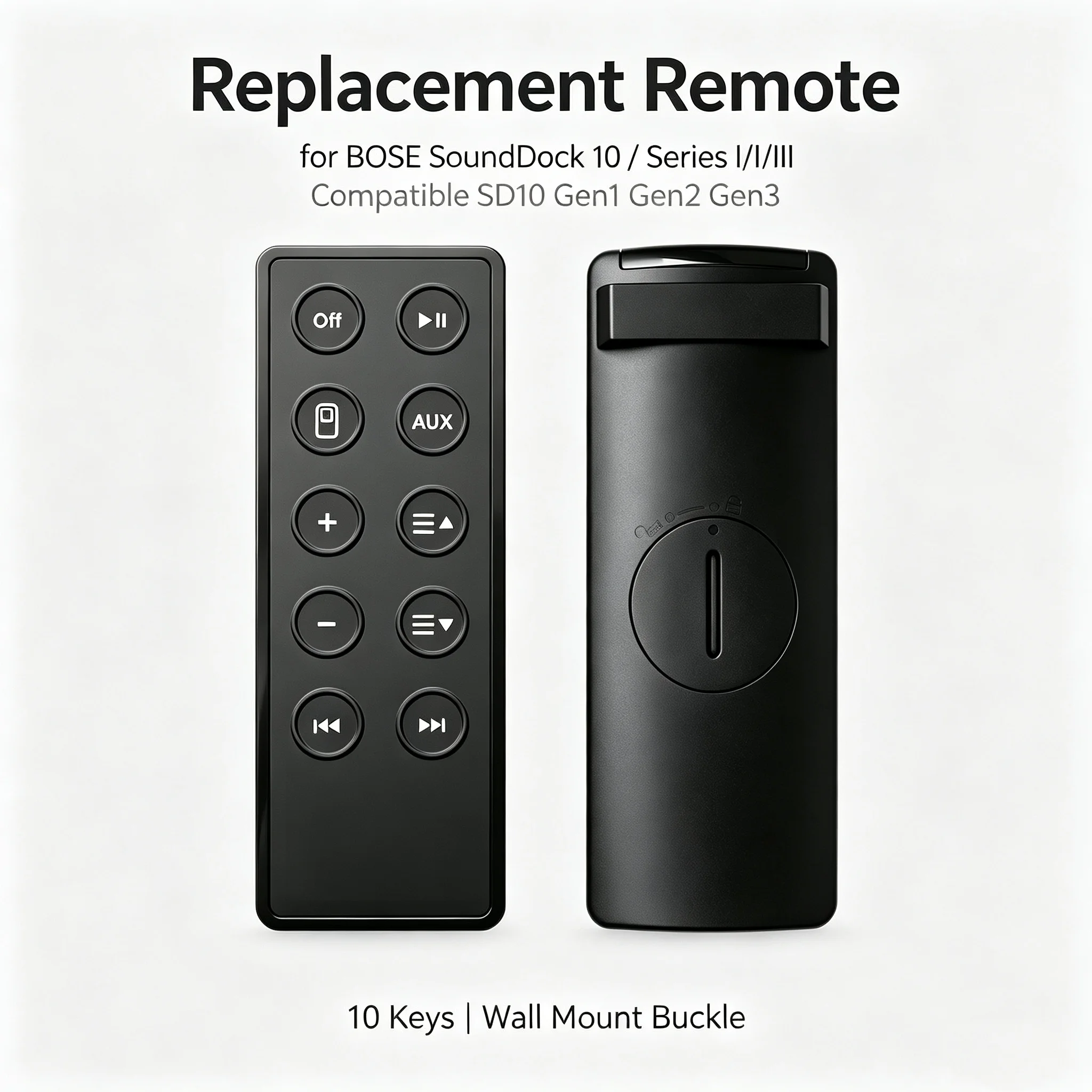 FAZV Remote Control for Bose SoundDock 10 SD10 Bluetooth Speaker Digital Music System