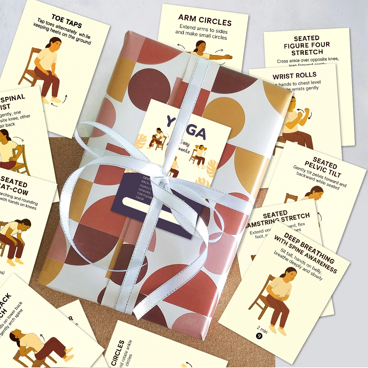 21pcs Seated Yoga Cards,Easy C - огляд і ціна Yoga Fitness Instructor