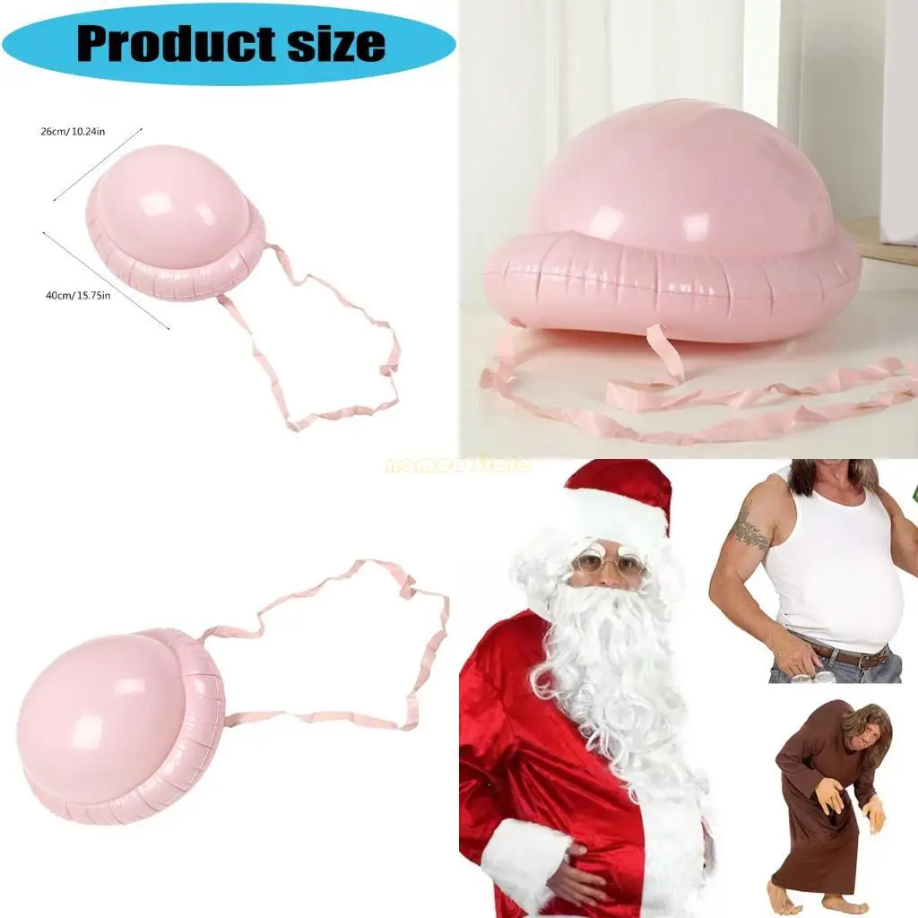 

31BF Fashion Christmas Character Belly Gear Lightweight Party Costume Add on