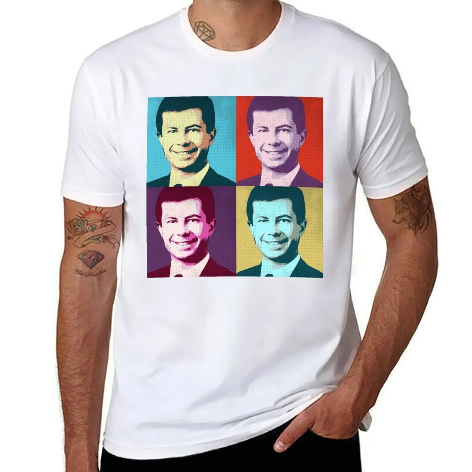 

Pop Art Pete Buttigieg T-Shirt t shirts for man slim fit g man t shirts for men T-Shirt