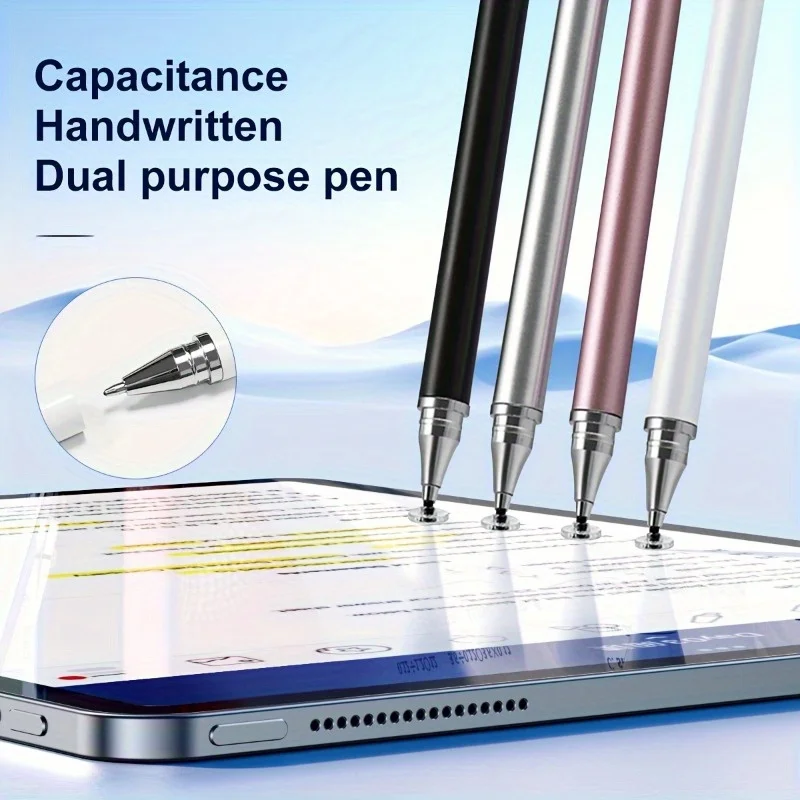 2 in 1 Universal Stylus Pen for Touch Screen Compatible with Capacitive Touch Screens for Iphone Ipad Android Stylus Capacitive