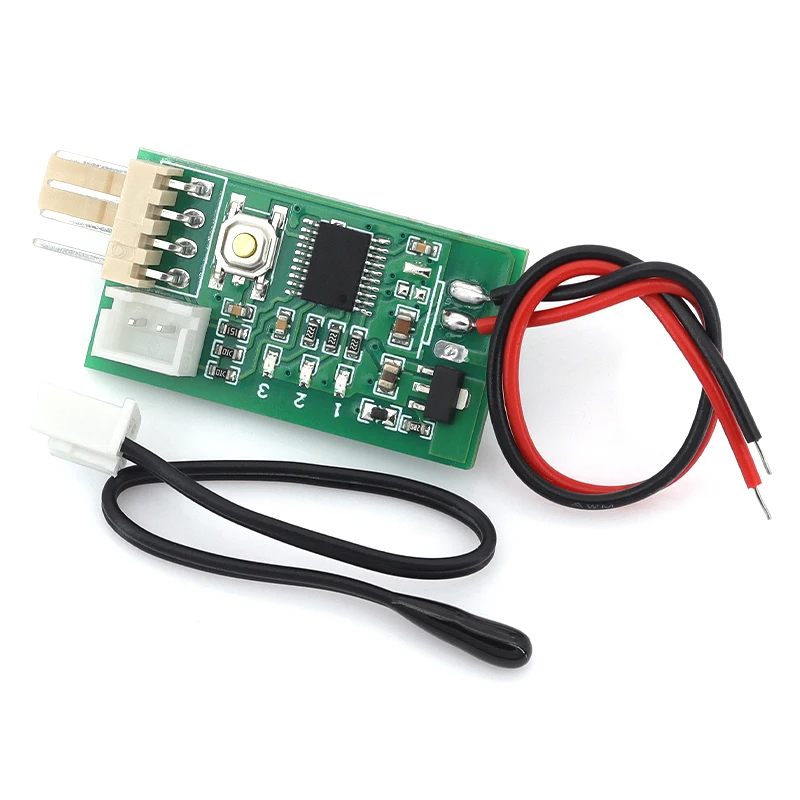 DC12V PWM Controller Fan Speed Governor Equipped with Temperature Probe for Computer Case Fan Control