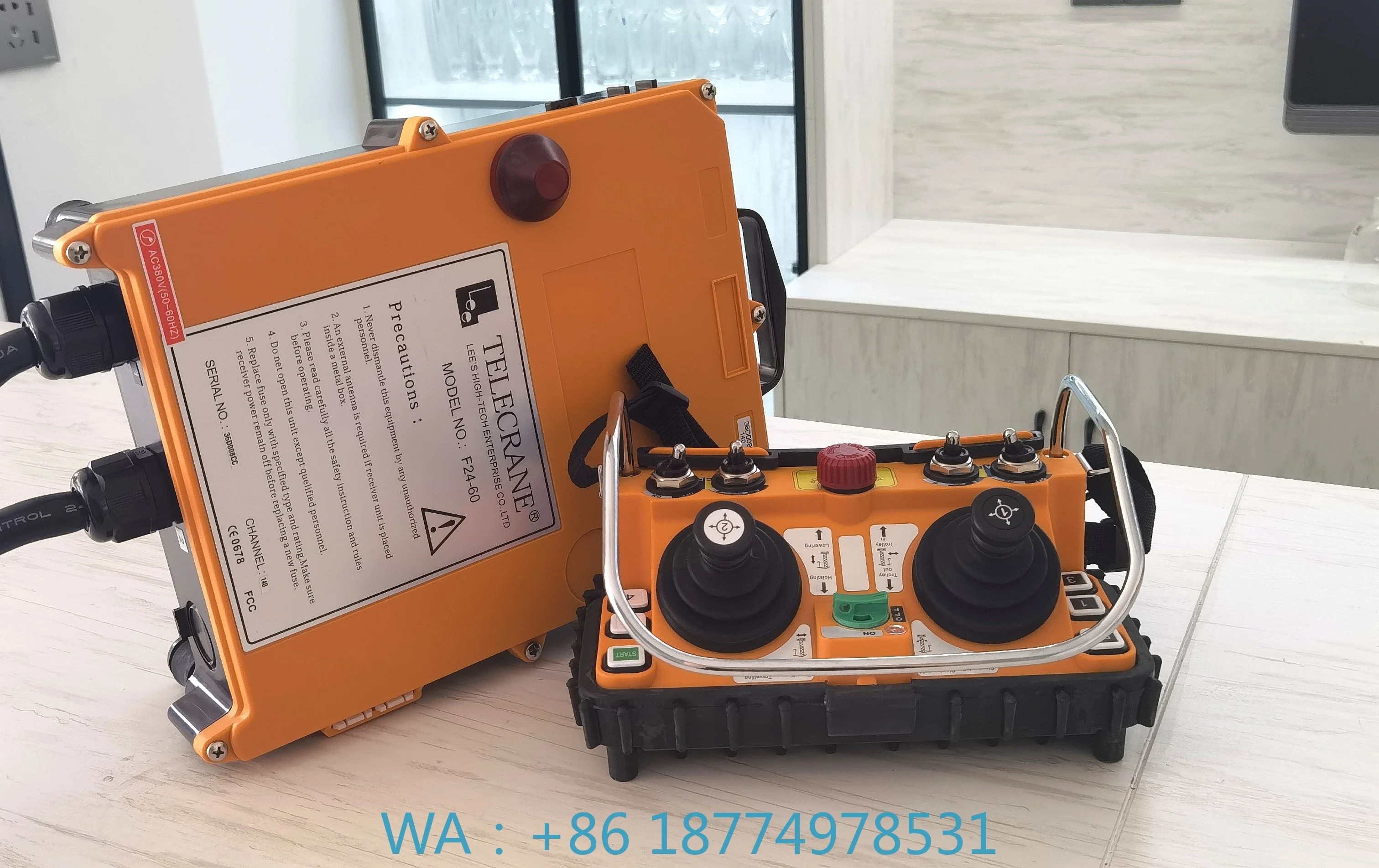 

Четырехнаправленный джойстик-кран с дистанционным управлением F24-60 Кран с пятью шагами