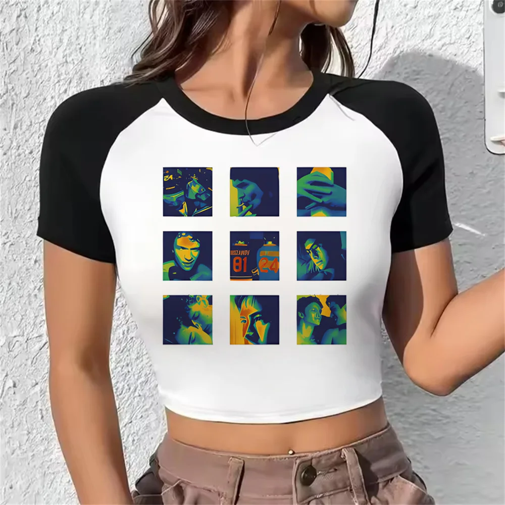 Heated Rivalry Crop Top Teen Party Cheap Scene Gothic Kawaii Shirt Summer Baddie Party Y2k crop top ladies tshirt dollette funny