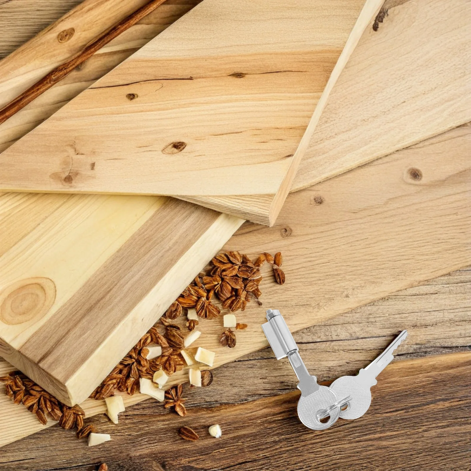 

Refrigerator Lock Door Key Replacement Locks with Keys Chest Freezer Fridge Heavy Duty