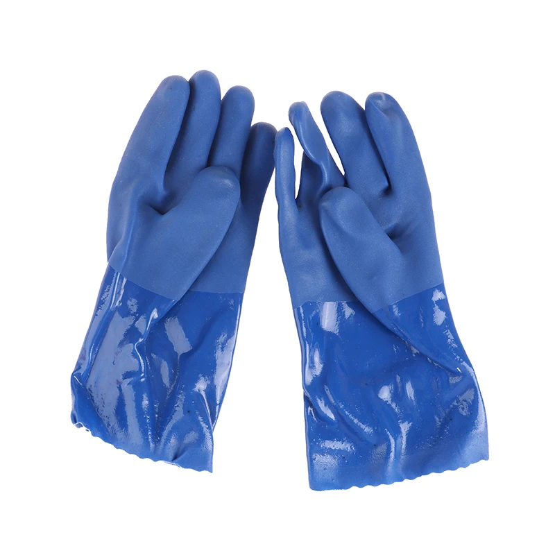 Oil Resistant Gloves Acid Alkali Resistant Lining Cotton Industrial Safety Protective Gloves Hazardous Chemical Resistant Gloves