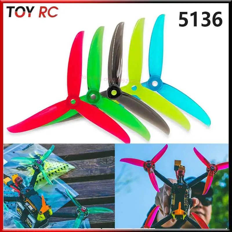 

Пропеллеры Gemfan 5136 5 дюймов, 3-лопастные, для FPV-дронов, высокоэффективные, плавные, для гоночных дронов, фристайл-квадрокоптеров, для любителей радиоуправляемых моделей.