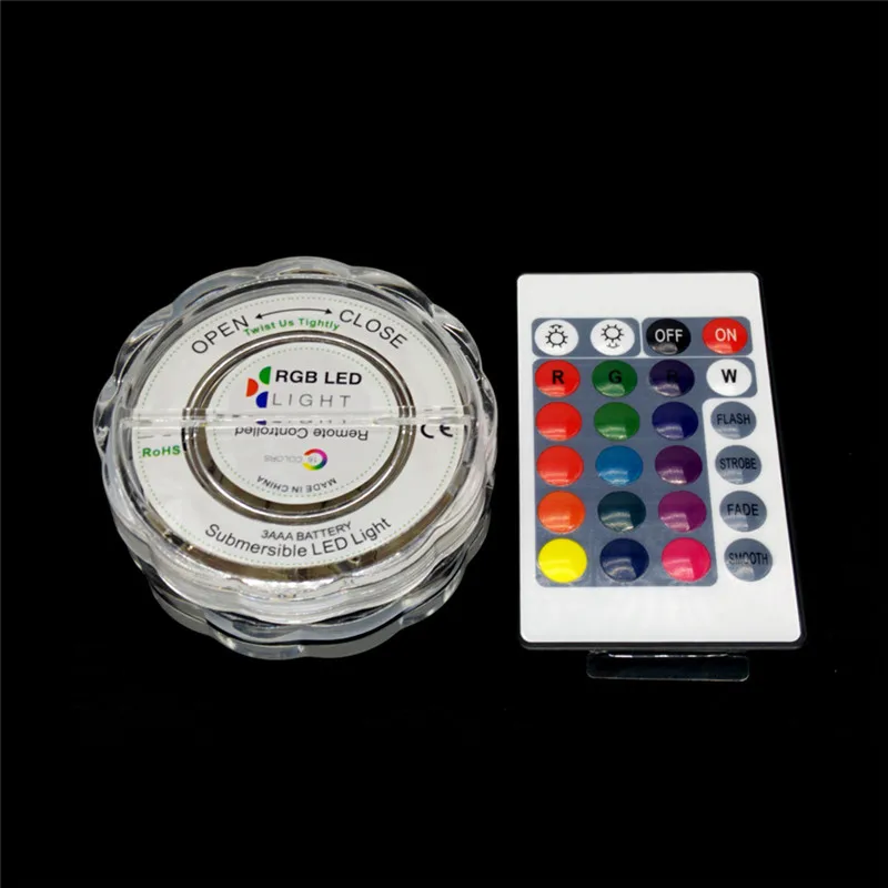 Multi coloured Remote Control Hookah Led Light RGB 16 Colors Waterproof LED Lights Hookah Shisha lamp Light Chicha Accessories