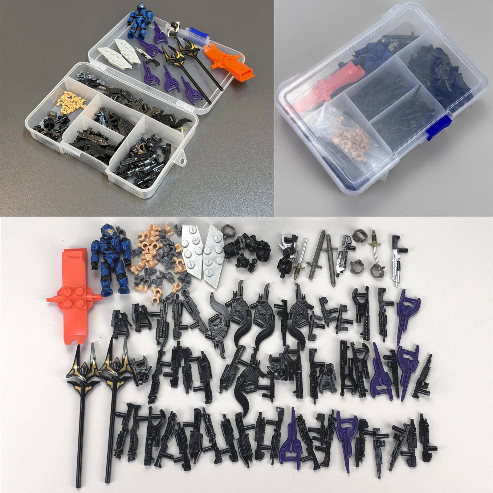 116 peças Mega Bloks Construx Brute Shot arma Rifle mãos Figura de ação de construção UNSC MARINE COD Acessórios